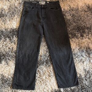 Ecko Unlimited Men's Black Relaxed Jeans